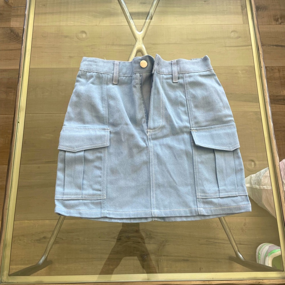 Tillys Blue Jean Skirt